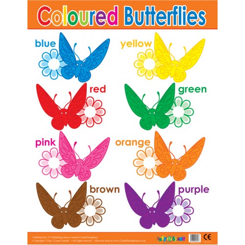 Coloured Butterflies