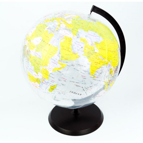 Inflatable Globe , 38cm with stand