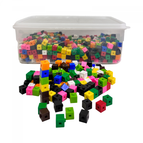 Interlocking Centimeter Cubes, Set of 1000