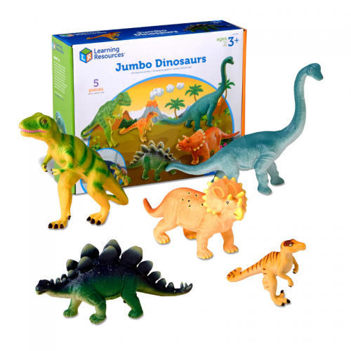 Jumbo Dinosaurs, Set of 5