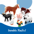 Jumbo Farm Animals, Set of 7