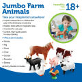 Jumbo Farm Animals, Set of 7