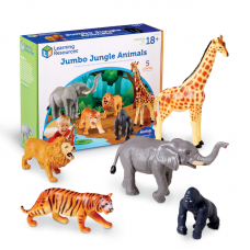 Jumbo Jungle Animals, Set of 5