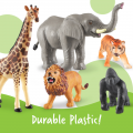 Jumbo Jungle Animals, Set of 5