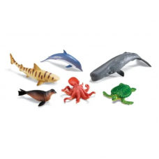 Jumbo Ocean Animals, Set of 6