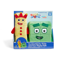 Numberblocks® Three and Four Playful Pals Plush