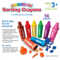 Rainbow Sorting Crayons