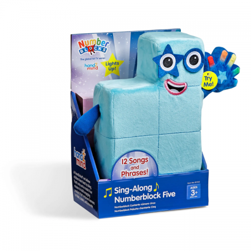 Numberblocks®, Sing-Along Numberblock Five Plush