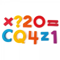 AlphaMagnets® and MathMagnets® Multicolored, 214 Pieces