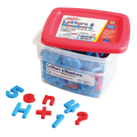 AlphaMagnets® & MathMagnets® Color-Coded, 214 Pieces