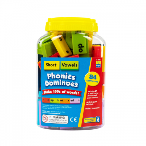 Phonics Dominoes — Short Vowels