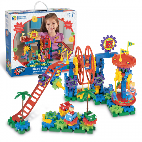 Gears! Gears! Gears!® Dizzy Fun Land™ Motorized Building Set