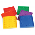 5" Assorted Geoboards - 5 x 5 Pin, Set of 6