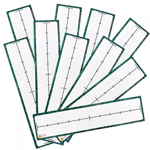 Blank Number Line - Set of 10