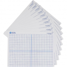 Double-Sided X Y Axis Dry-Erase Mats