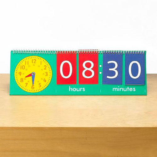 Tell Time Flip Chart (Teacher's Demostration set)