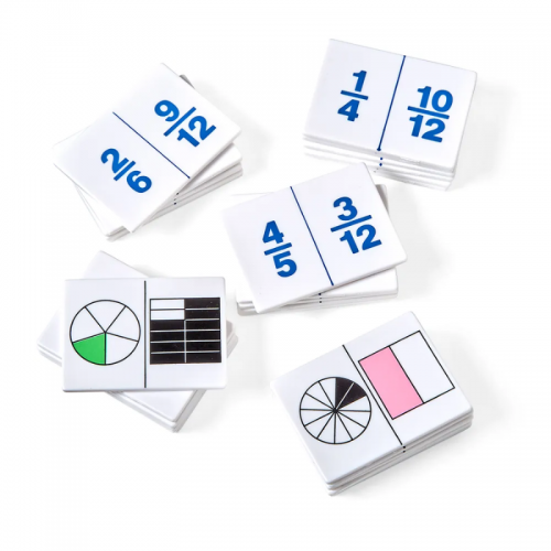 Fraction Dominoes, Set of 30