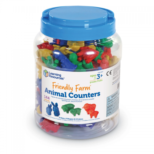 Friendly Farm® Animal Counters, Set of 144