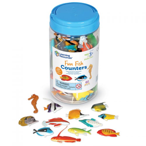 Fun Fish Counters, Set of 60