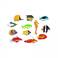 Fun Fish Counters, Set of 60