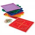 Geoboards, 5 x 5 Pin, Set of 10