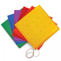 Geoboards, 5 x 5 Pin, Set of 10