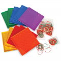 Geoboards, 5 x 5 Pin, Set of 10