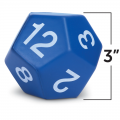 Jumbo Foam Polyhedral Dice