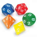 Jumbo Foam Polyhedral Dice