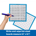 Laminated Hundreds Boards, Set of 10