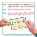 Learn My Numbers Fine Motor Clips