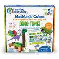 MathLink® Cubes Kindergarten Math Activity Set: Dino Time!