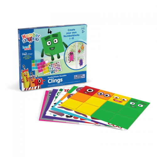 Numberblocks Reusable Clings