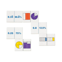 Percent Dominoes, Set of 30