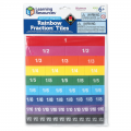 Rainbow Fraction® Soft Foam Magnetic Tiles