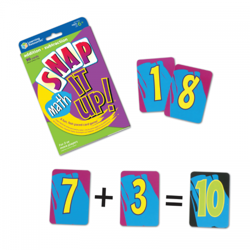 Snap It Up!® Addition & Subtraction Card Game