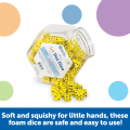 Soft Foam Dot Dice, Set of 200