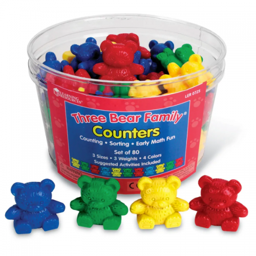 Three Bear Family® Counters (Set of 80)