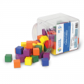 Wooden Color Cubes, Set of 102