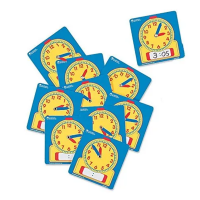 Write & Wipe Student Clocks, Set of 10