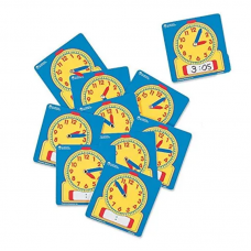 Write & Wipe Student Clocks, Set of 10