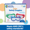 Color Safety Goggles, Set of 6