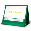 Write-On/ Wipe-Off Magnetic Demonstration Tabletop Pocket Chart