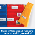 Magnetic Pocket Chart Squares, Set of 4