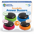 Recordable Answer Buzzers, Set of 4