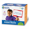 Write-on / Wipe-off Answer Boards, set of 10