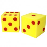 Giant Soft Dot Cubes, Set of 2