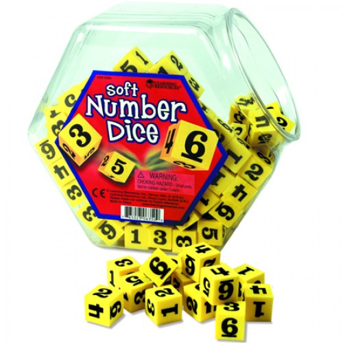 Hands-On Soft™ Number Dice