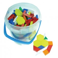 Plastic Pattern Block, 1cm, Set of 250