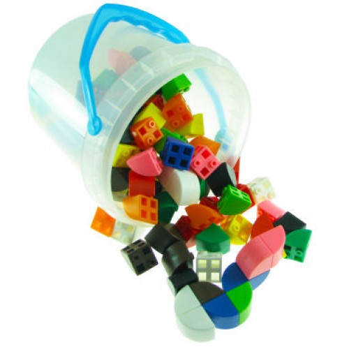 Quarter Circle Link Cubes, Set of 100